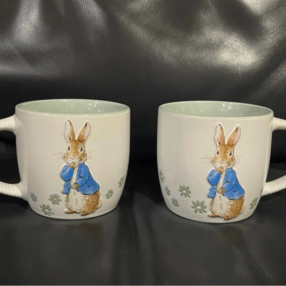 Easter Peter Rabbit Mugs, Set of 2
